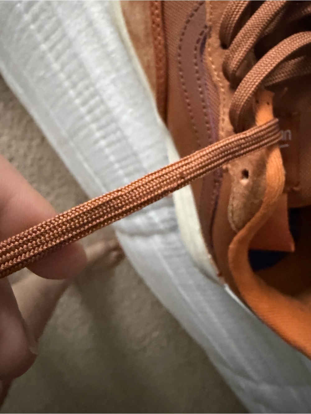 Vans UltraRange EXO SE Sneakers Cream/Orange Lightweight Comfort - Picture 12 of 15